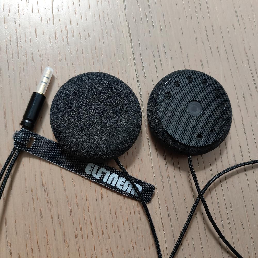 ELFINEAR Acoustix Elite 124 dB sensitivity for crisp helmet sound