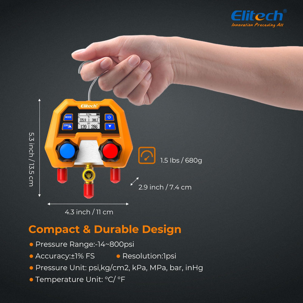 Elitech DMG-2SE auto shut-off preserves battery life during use