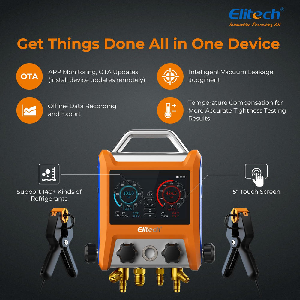 Elitech EMG-40V four-valve-control illustrates independent channels for complex tasks.
