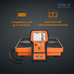 Elitech LMC-100A+ unit selector switches between Kg, Lb and Oz