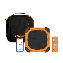 Elitech LMC-210 scale on rugged platform for precise HVAC refrigerant charging.