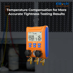 Elitech LMG-10 supports 88 refrigerants for versatile testing across systems.