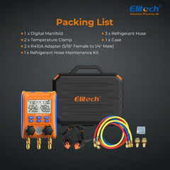 Elitech LMG-10Plus compact case and included accessories for transport.