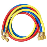 Elitech refrigerant hose red 59in for clear color coding during charging.