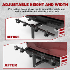 ELITEWILL adjustable-width holes fit various bin sizes securely.