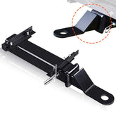 ELITEWILL golf cart hitch kit mounted on back seat for easy towing.