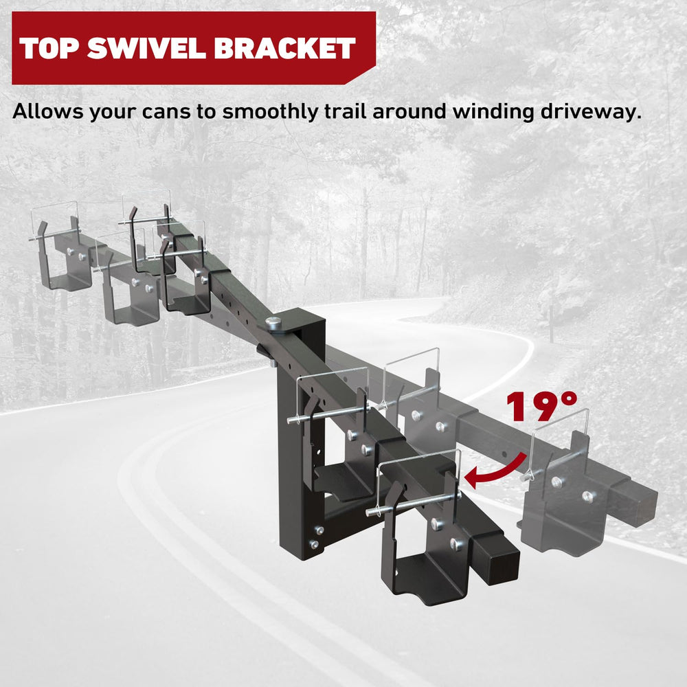 ELITEWILL top swivel bracket detail enhancing control during towing.