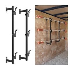 ELITEWILL trailer weed eater rack mounted for easy access and organized gear.