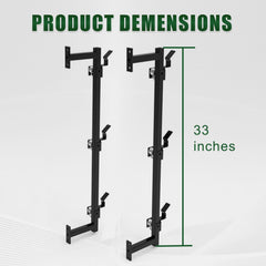 ELITEWILL trimmer rack easy installation with pre-drilled bases.