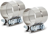 ELSHINE 1.5-inch lap joint clamp ready for quick exhaust pipe joining