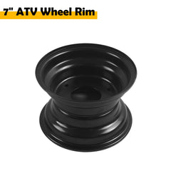 ELSOON 7in ATV rim side view shows rugged durability for off-road use.