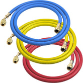 Elyaspedy 22985 Plus II manifold hose set, 72-inch length for efficient HVAC work.