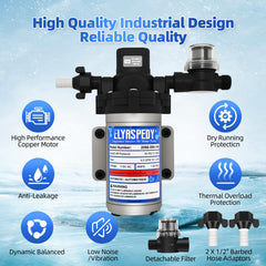 Elyaspedy detachable filters shown for easy maintenance.