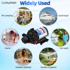 Elyaspedy compact design suits RV, marine, and caravan installations.