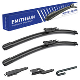 EMITHSUN 22-inch wiper blade assembly for quick, tool-free installation.