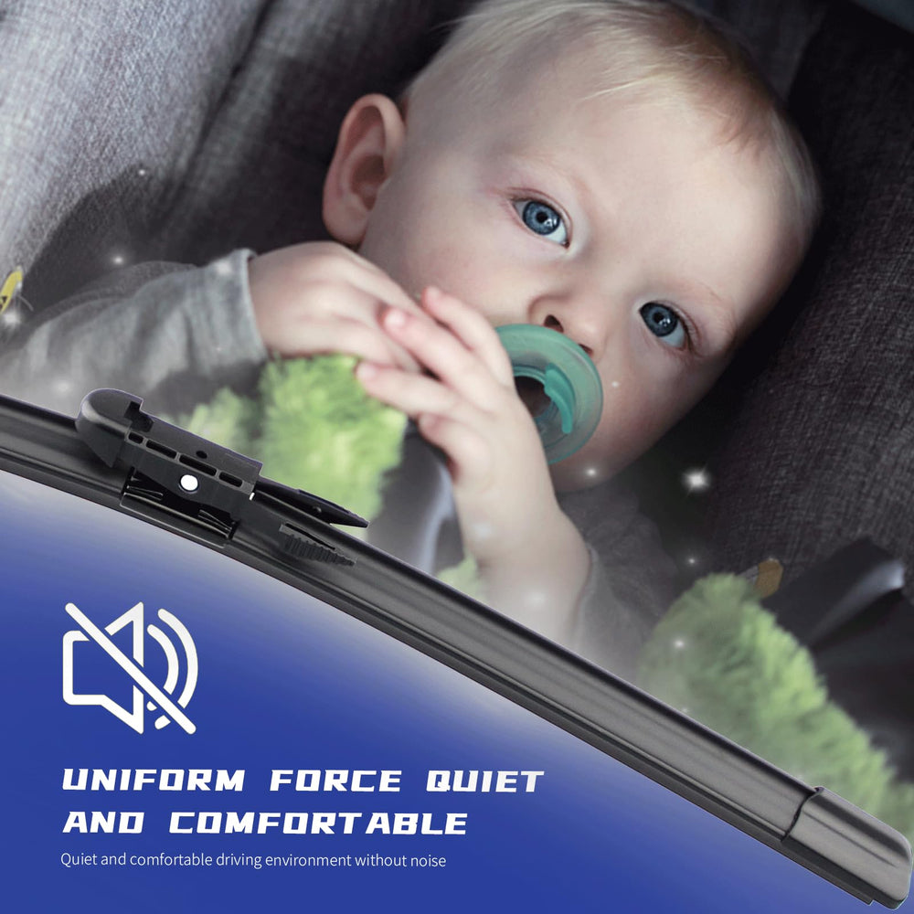 EMITHSUN beam-blade design delivers quiet operation and consistent wipe across weather.