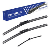 EMITHSUN wiper blades front and rear on Ford Explorer provide smooth, streak-free visibility in rain.
