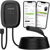 Emporia Level 2 EV Charger with NEMA 14-50P compatibility for flexible charging