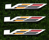 Empushco black V 3D chrome badge for ATS upgrade and sportier look