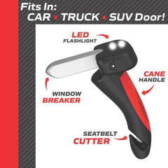 EMSON Car Cane window breaker for emergency scenarios