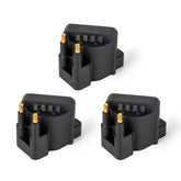 ENA 3-pack ignition coil pack front view for reliable ignition on V6 engines