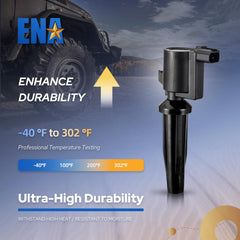 Bolt-on mounting ENA coil packs for simple engine service.