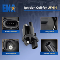 ENA UF414 part numbers closeup for easy cross reference.