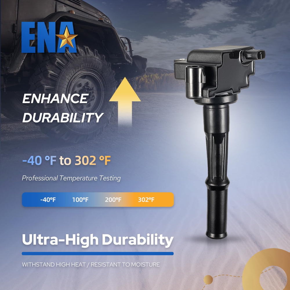 ENA bolt-on mounting on valve cover for secure fit.