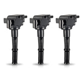 ENA ignition coil pack 3.4L front view shows sleek black housing for Toyota engines.