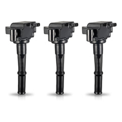 ENA ignition coil pack 3.4L front view shows sleek black housing for Toyota engines.