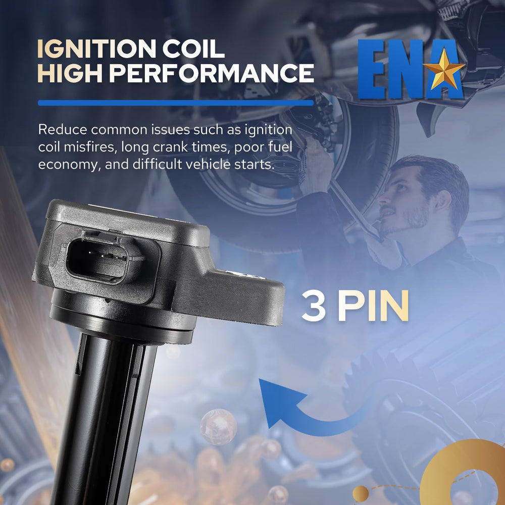 ENA ignition coil pack six terminal connectors visible for reliable spark delivery