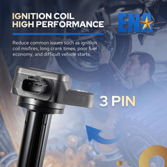 ENA ignition coil pack six terminal connectors visible for reliable spark delivery