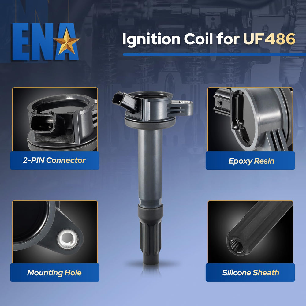 ENA 6-pack coil pack box packaging showing contents and labeling