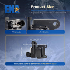 ENA ignition coil bolt on design for straightforward mounting