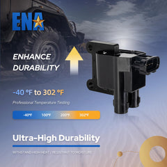 ENA ignition coil pack compatibility chart shows wide Toyota model fit