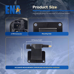 ENA ignition coil pack for Durango 5.9L—smooth ignition and fewer misfires