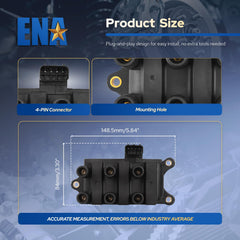 ENA ignition coil pack for Mercury Monterey 4.2L V6, durable engine ignition.