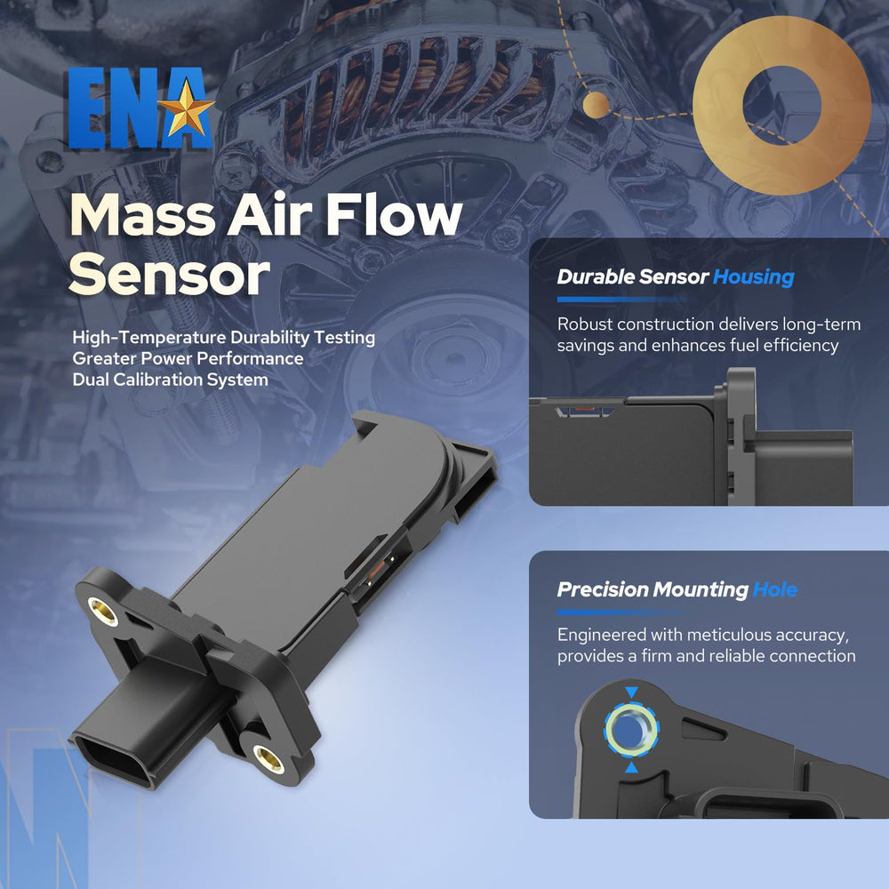 ENA MAF sensor side angle highlighting slim, space-saving design.