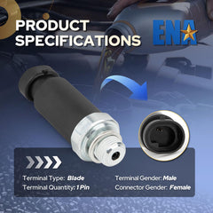 ENA oil pressure sensor switch packaging and included hardware