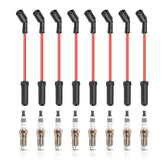 ENA spark plug wires set front view for quick on-vehicle replacement