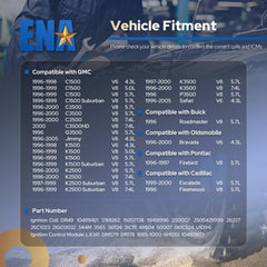 Label shows wide GM fitment compatibility
