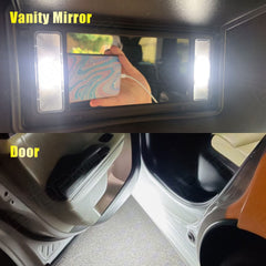 Endpage Charger door light brightens entry areas for safe step-in and exit.