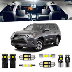 ENDPAGE GX460 interior map lights brighten the cabin with xenon white illumination.