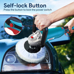 ENEACRO polisher with ergonomic D-handle for secure grip.