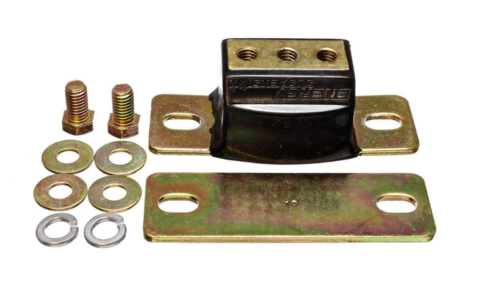 Energy Suspension 3.1108G GM transmission mount showing durable polyurethane construction for lasting performance.