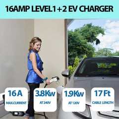 EnergyGenie portable EV charger ready for home or travel