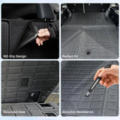 EnergyyWing cargo mat backrest protects trunk and keeps gear organized