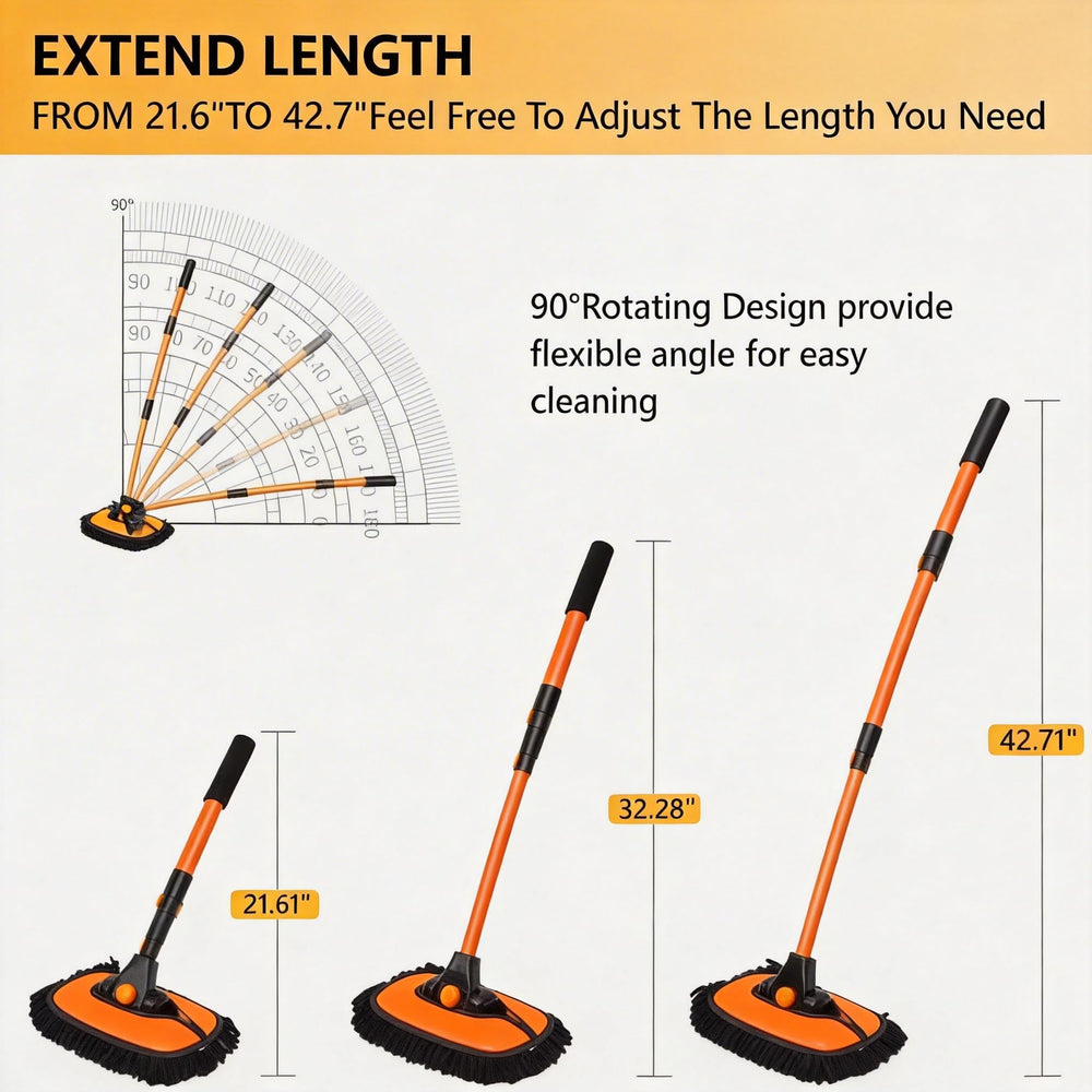 NEZENO 15-degree curved rod in action reaches roofs easily