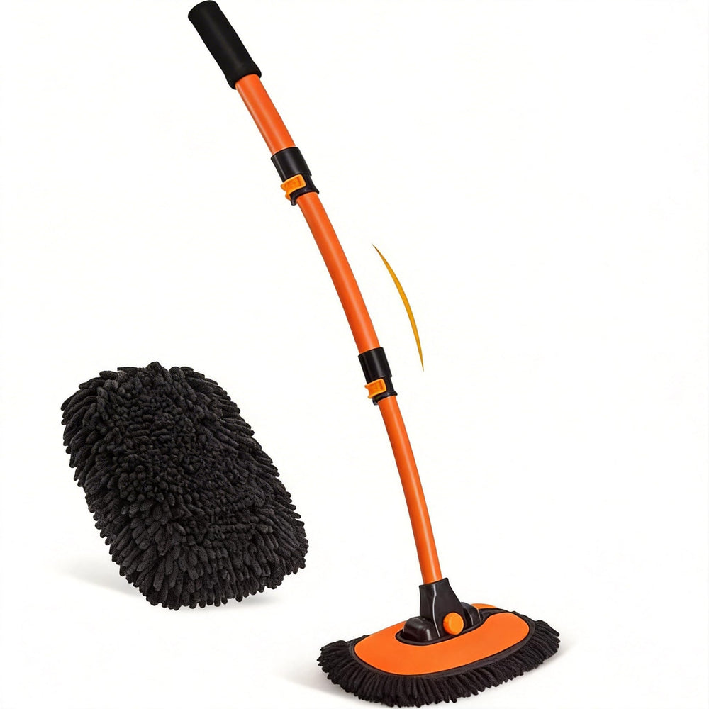 NEZENO 43'' car wash brush top view with extended reach for tall vehicles