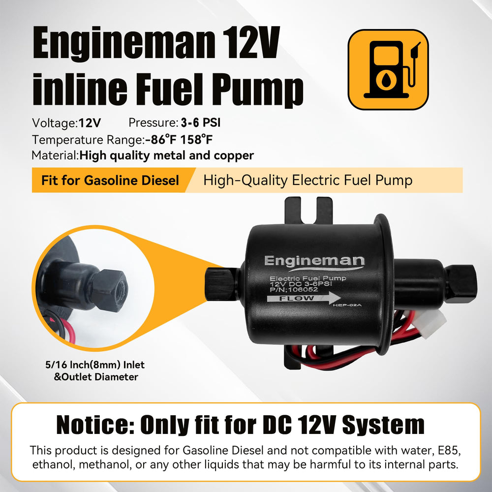 Engineman 6.56-foot fuel line demonstrates durable, flexible tubing.